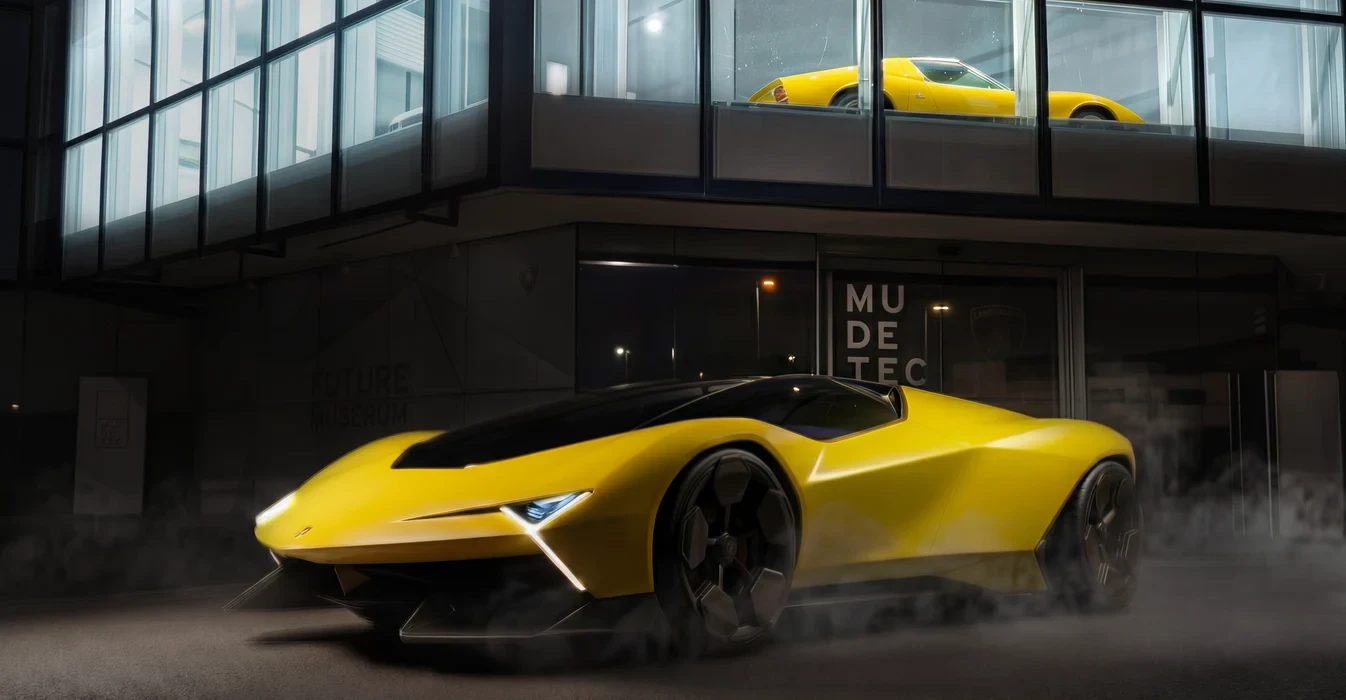 A supercar, in its own light, dark